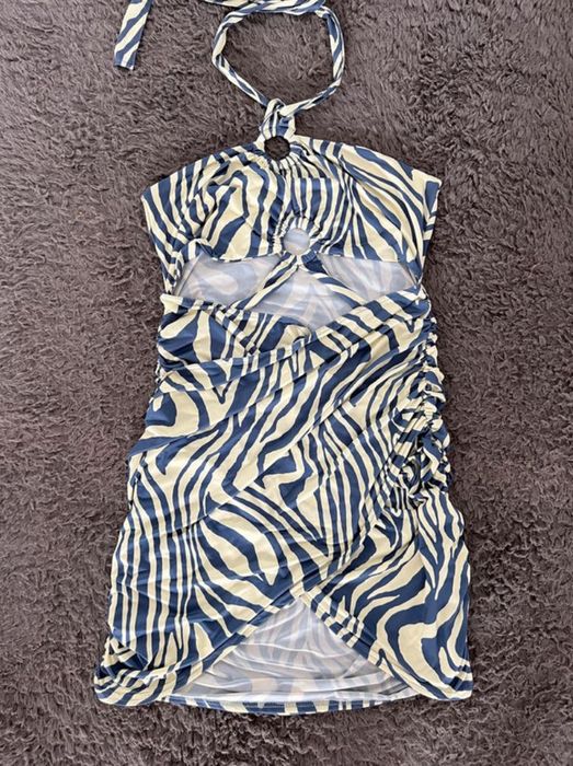 Sukienka mini bodycon, Missguided, rozm. XXL, zwierzęce wzory