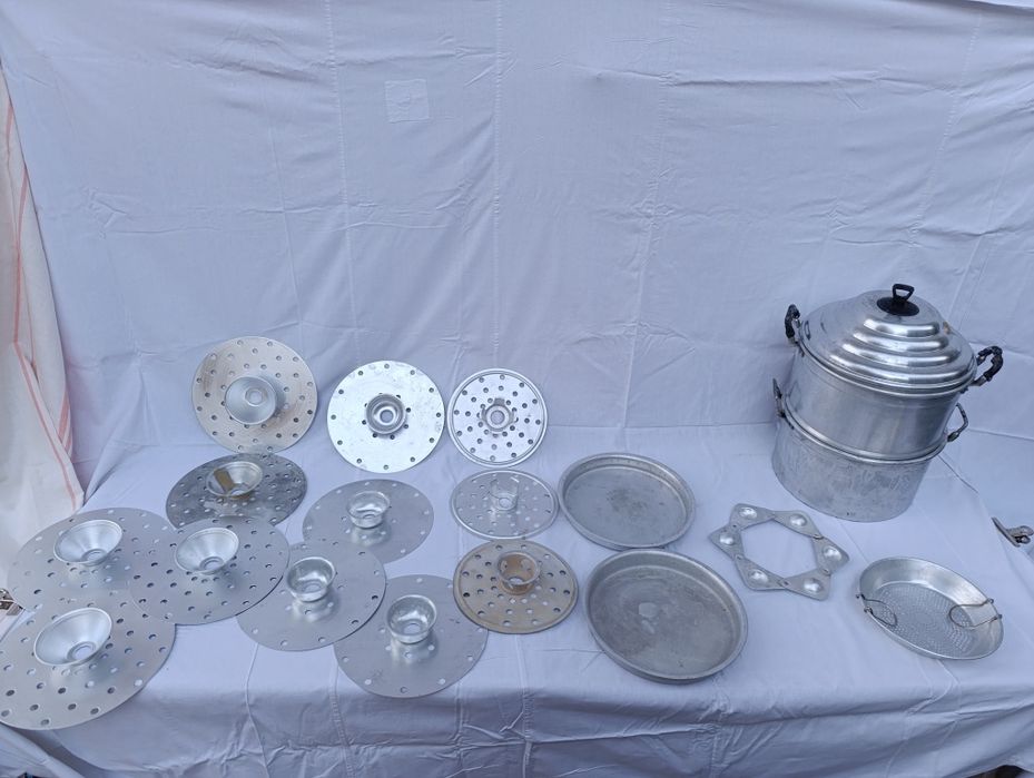Алюмінієва пароварка для приготування на пару СССР парова тарілка
