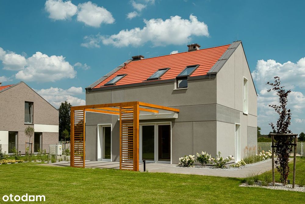 Nowy dom 105 m2| park dla mieszkańców, światłowód