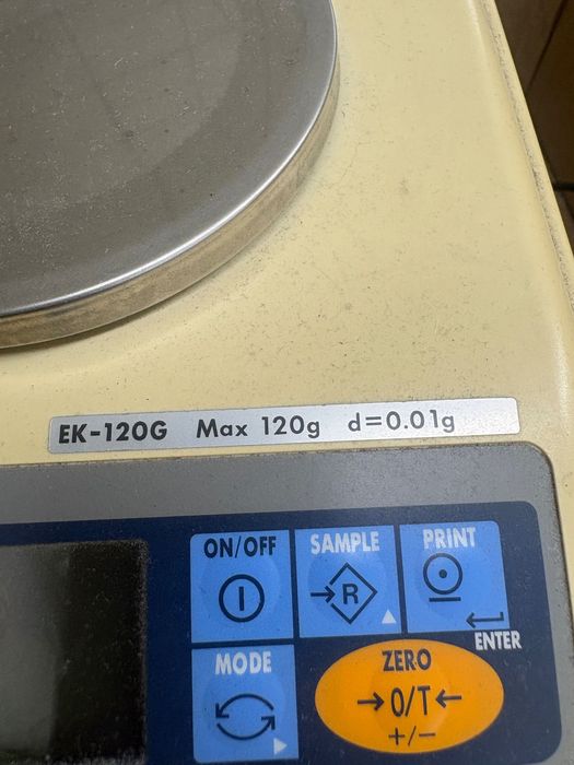 Conjunto para tirar gramagem a malha/tecido