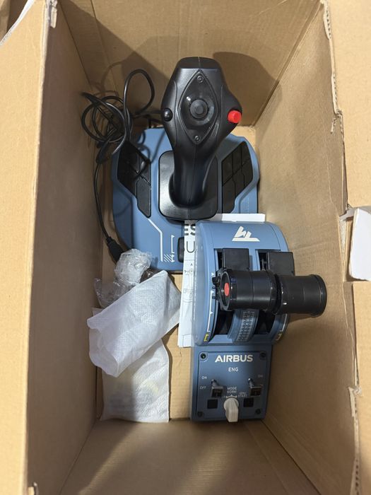 Thrustmaster Airbus TCA Officer Pack – Como Novo  Completo (VER DESCRIÇÃO!)