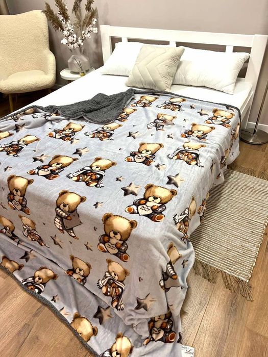 Плед на овчині двосторонній теплий