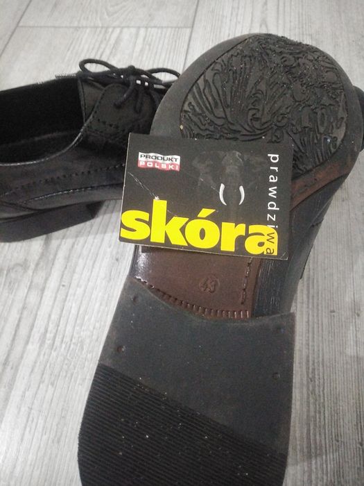 Buty skórzane męskie rozm 43.