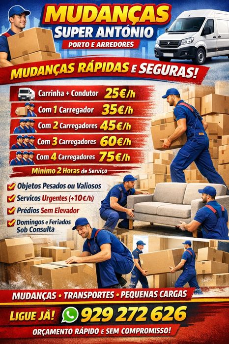 Mudanças Super Antonio- Povoa de Varzim