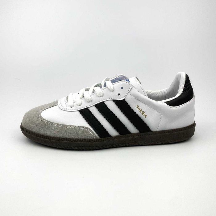 Знижка на Adidas Samba white black Купить Адидас Самба