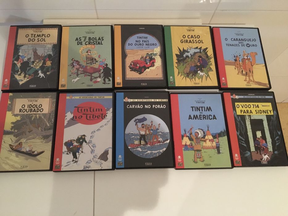 Colecao completa Tintin em dvd