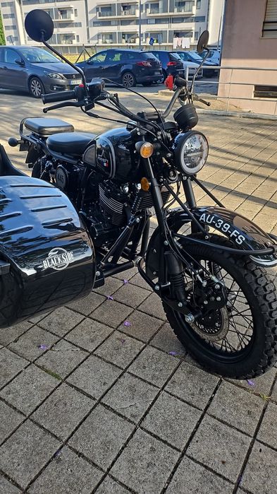 Sidecar Mash Black Side 445 | 3 Lugares | Igual a Novo | Aceito Retoma