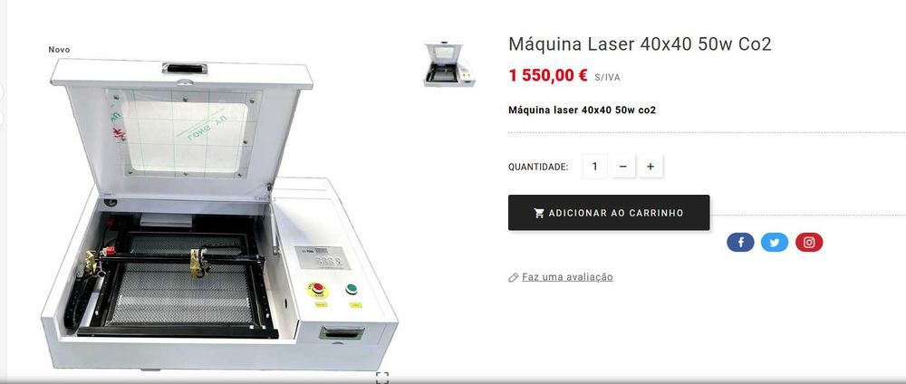 Laser CO2 50w 40x40