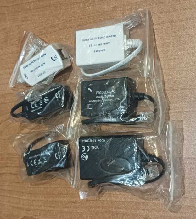 FILTR ADSL do telefonu 5 sztuk