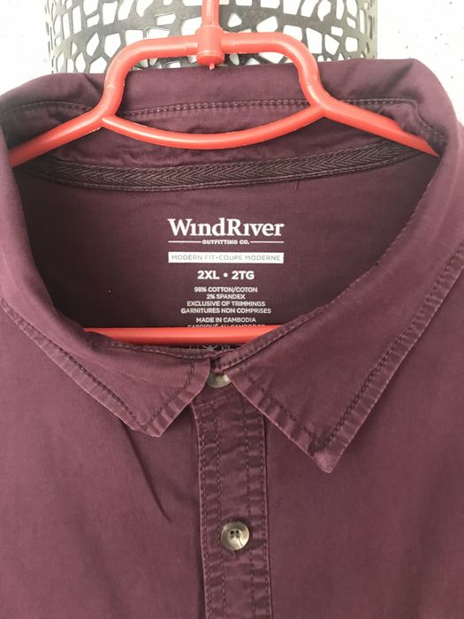 Чоловіча котонова сорочка рубашка  Wind River xl роз. 52-54