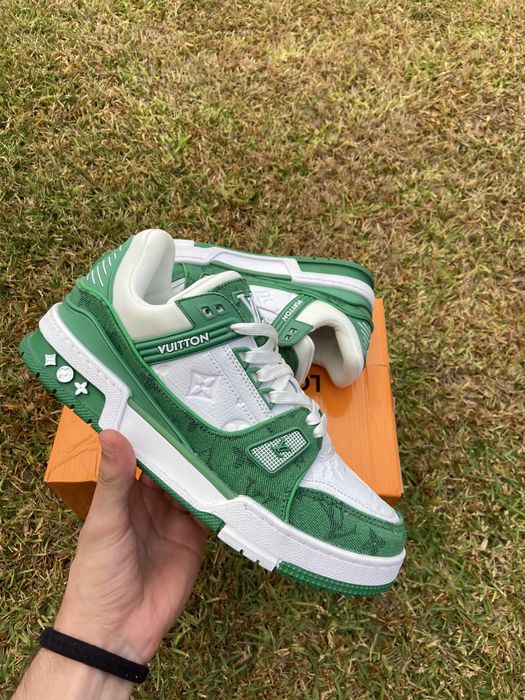 Louis Vuitton LV Trainer “Green Monogram”