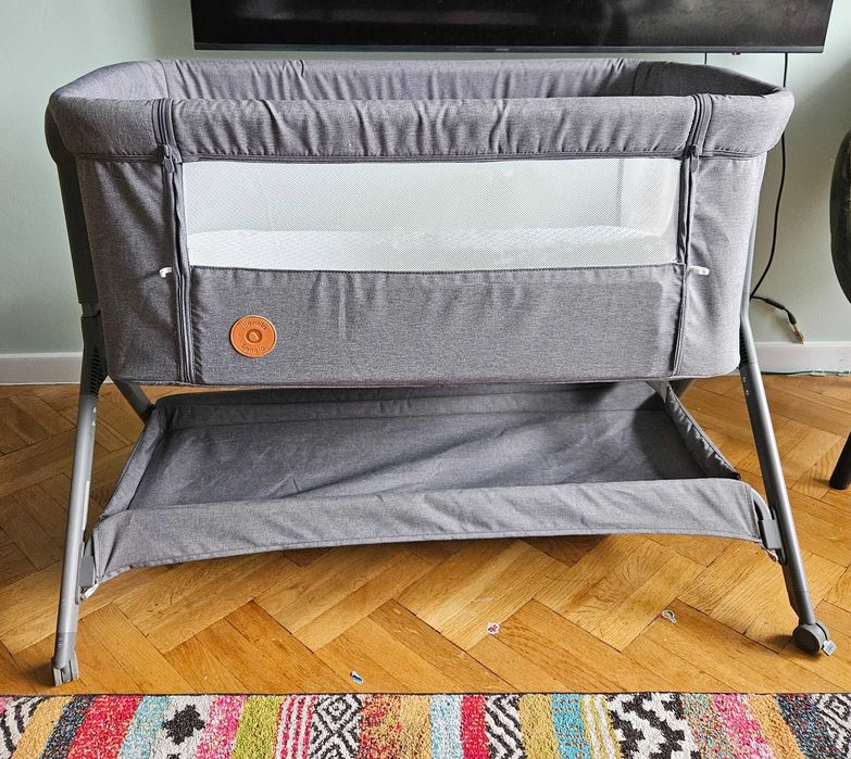 Lionelo Leonie Plus - łóżeczko dostawne Grey Stone