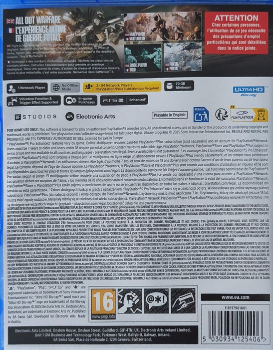 Sprzedam grę Battlefilde 6 na ps5