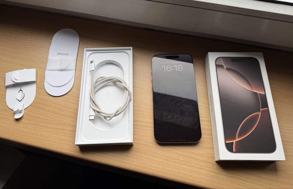 iPhone 16 pro max 256gb Warszawa! Desert Titanium