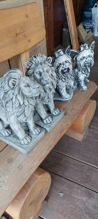 Rzeźby Ogrodowe głowy z betonu