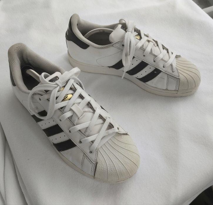Кросівки Adidas Superstar Original Білі / Черные 38 розмір (23.5 см)