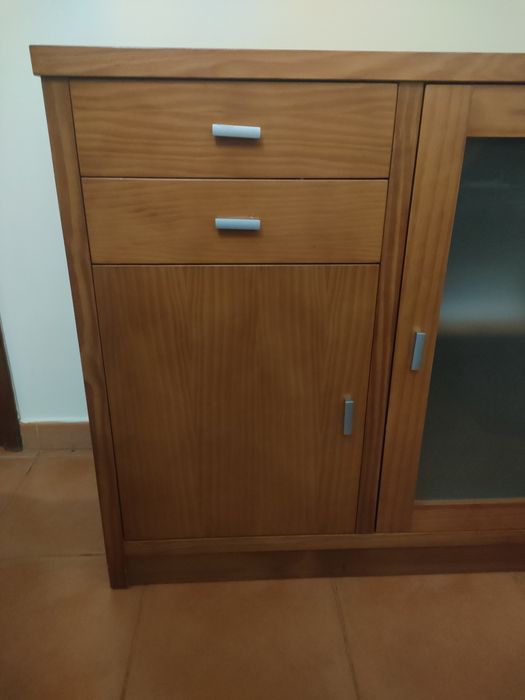 Aparador Madeira Maciça Cor Cerejeira