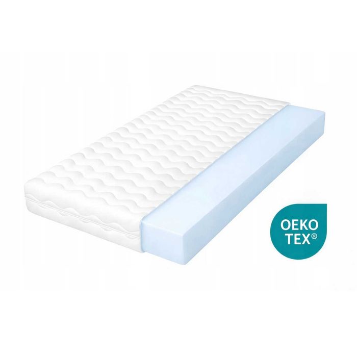 Materac na łóżko 130X190 H2 Mikrofibra 9cm Antybakteryjny dwa pokrowce!