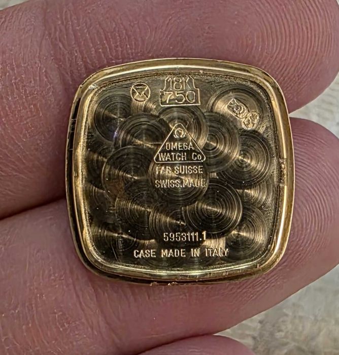 Золотий жіночий годинник Omega De Ville золото 750 пр