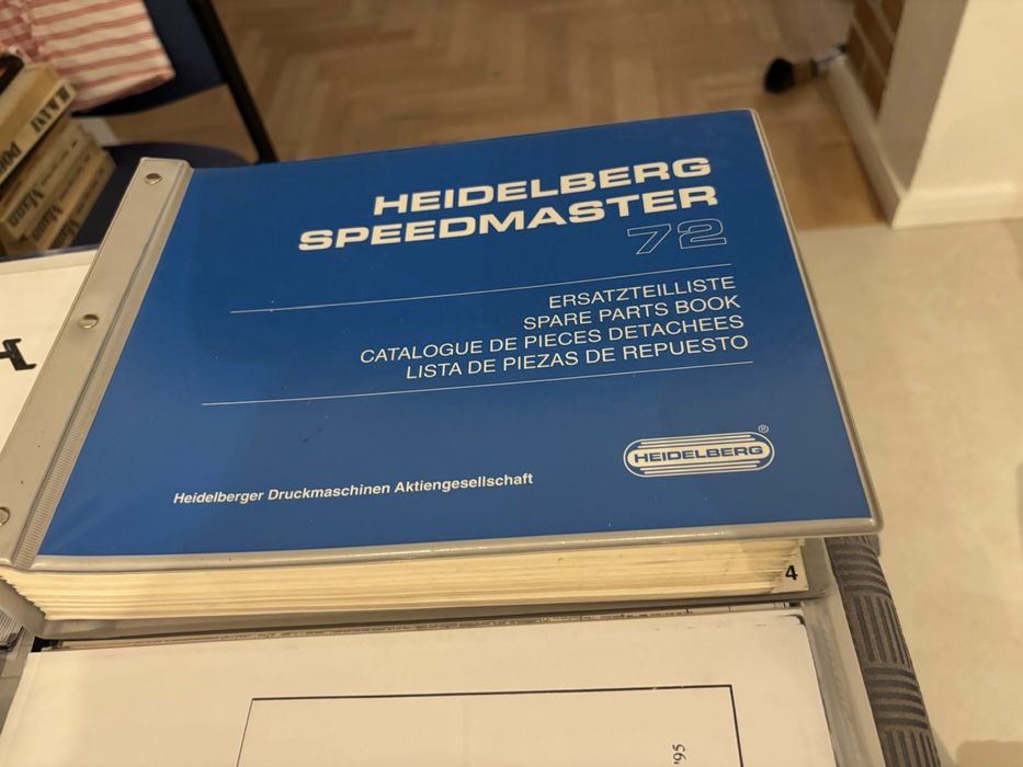 Dokumentacje techniczne maszyn poligraficznych - m.in Heidelberg Polar