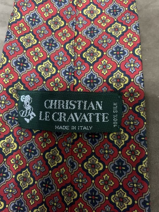 Краватка шовкова Італія з хусточкою