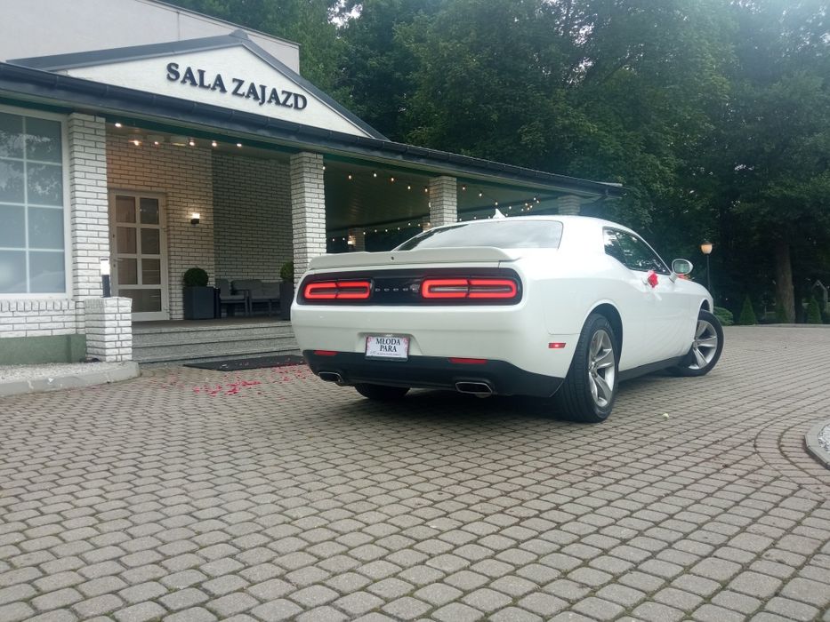 Dodge Challenger / Jeep Grand Cherokee wynajem auto do ślubu