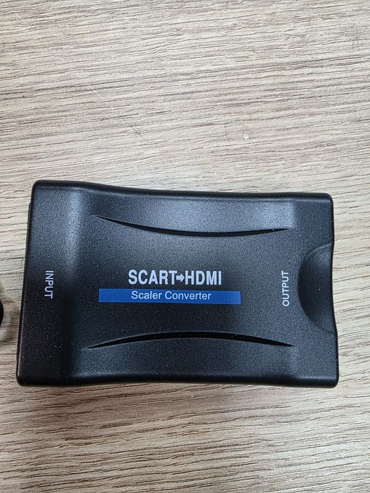 konwerter SCART na HDMI do starszych TV.