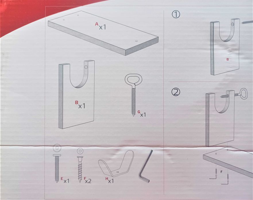 Suporte Presunto ElPozo (Novo)–Madeira Certificada c/Instruções+Caixa