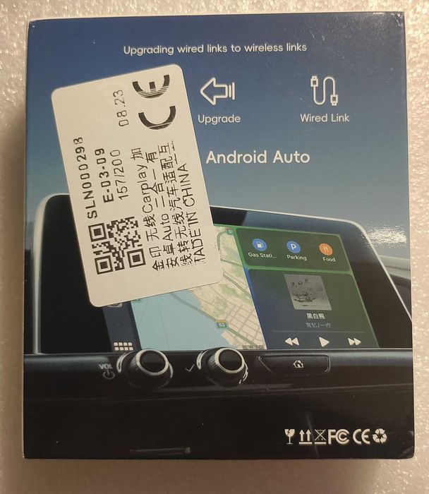 Адаптер  Ai Box для бездротового Apple CarPlay, Android Auto