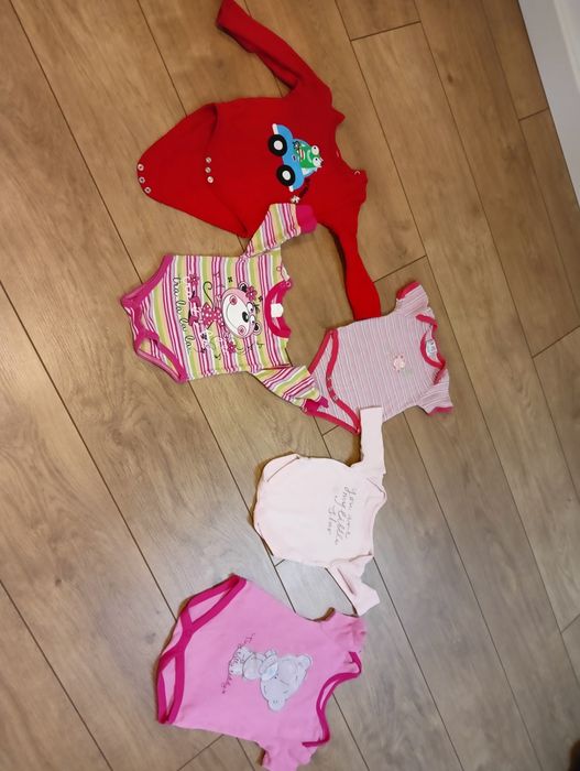 Mega paka ubrań dla dziewczynki H&M Zara Next k. 60 szt roz 0-24