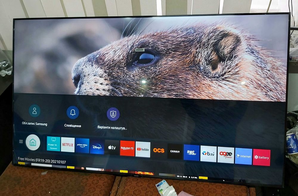 Смарт телевизор 65 дюймов Самсунг Samsung Crystal UHD 4K UE65DU7179
