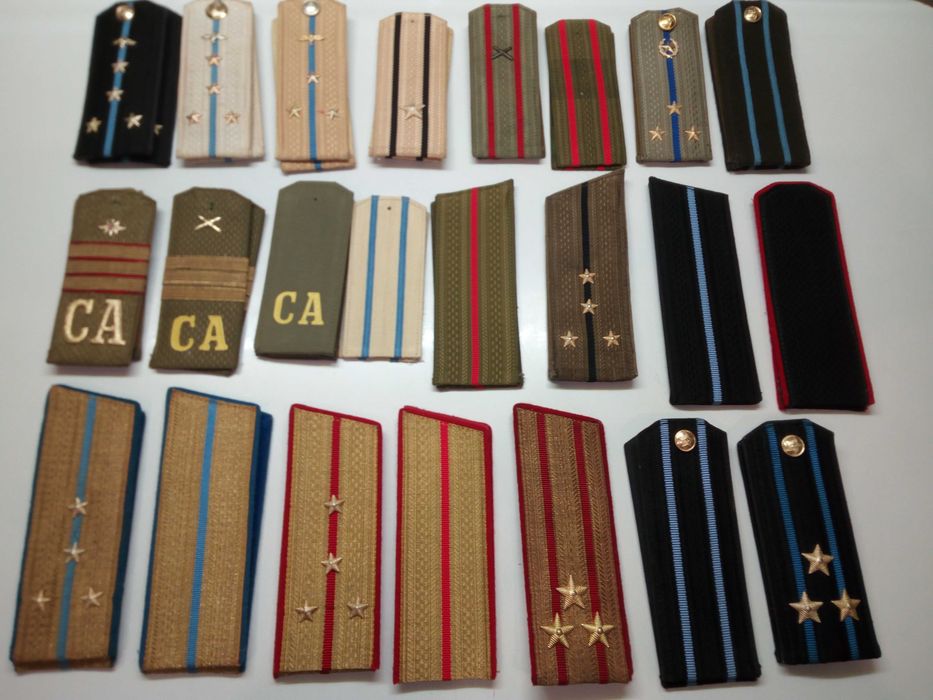 Погоны офицерские СССР новые