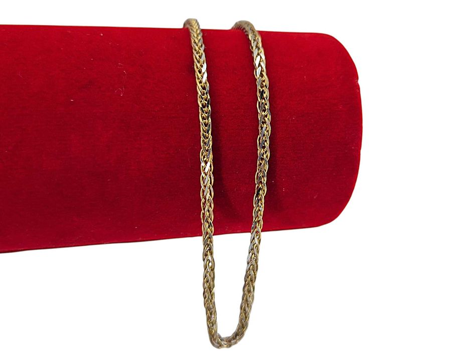 Przepiękny złoty łańcuszek lisi ogon 5,43G 14K