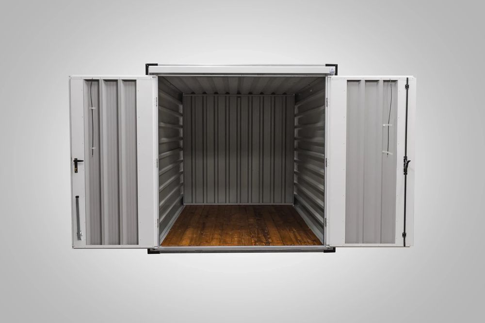 Kontener magazynowy 3 m Biały RAL 9010