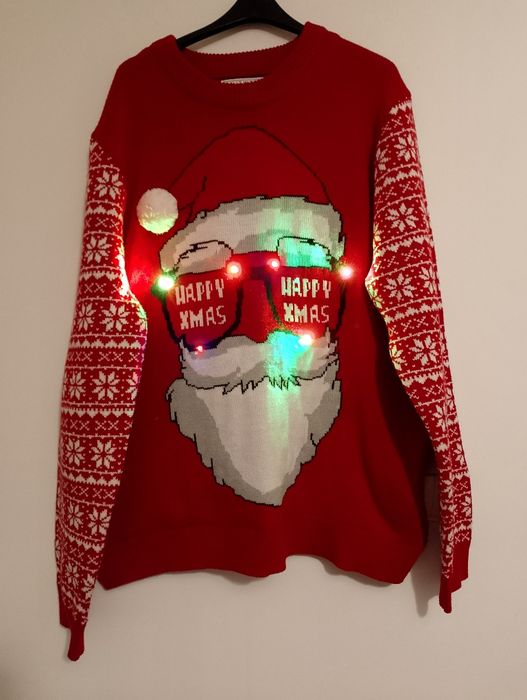 Sweter z Mikołajem XXL F&F