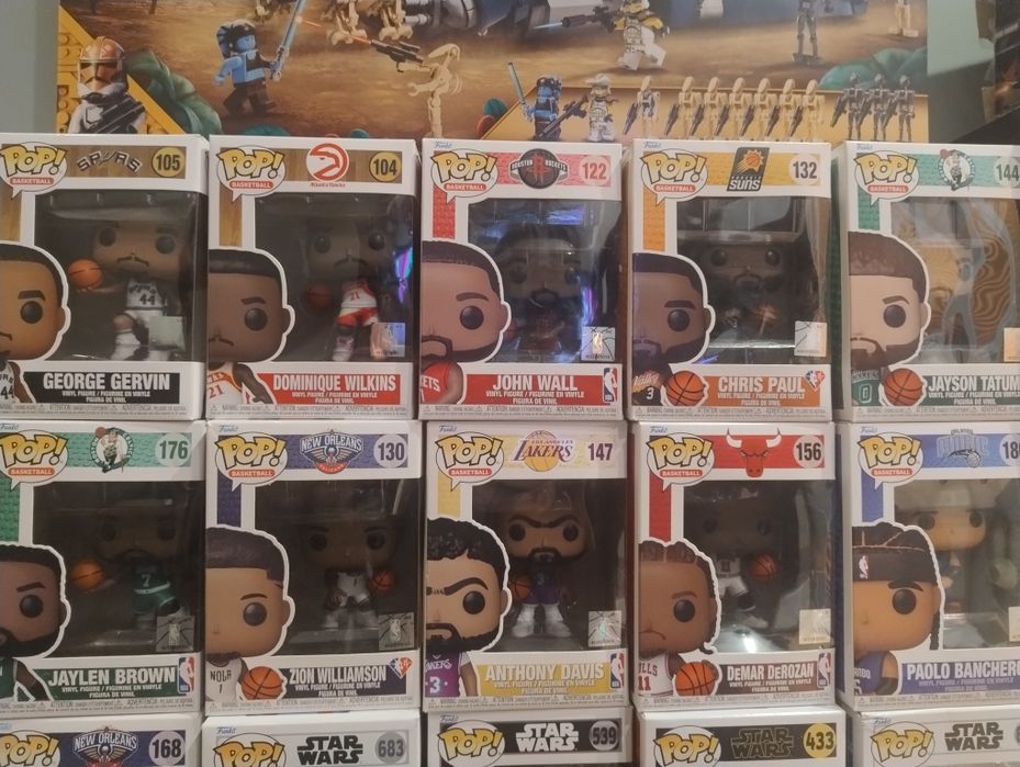 Funko pop NBA DeRozan Williamson Davis