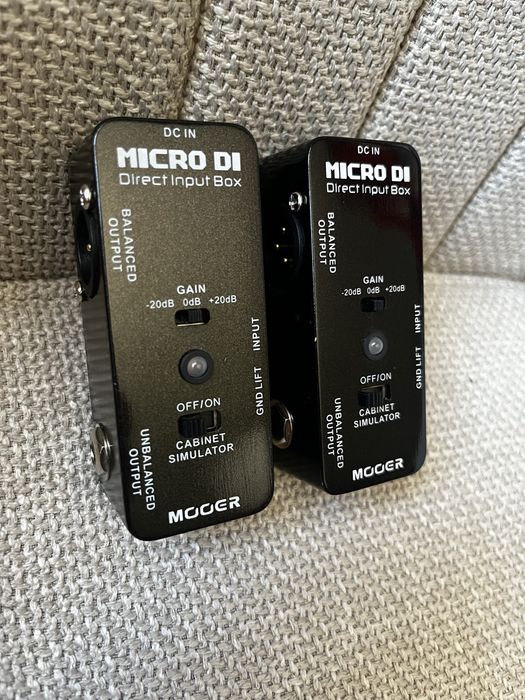 Duas DI ativas MOOER micro DI