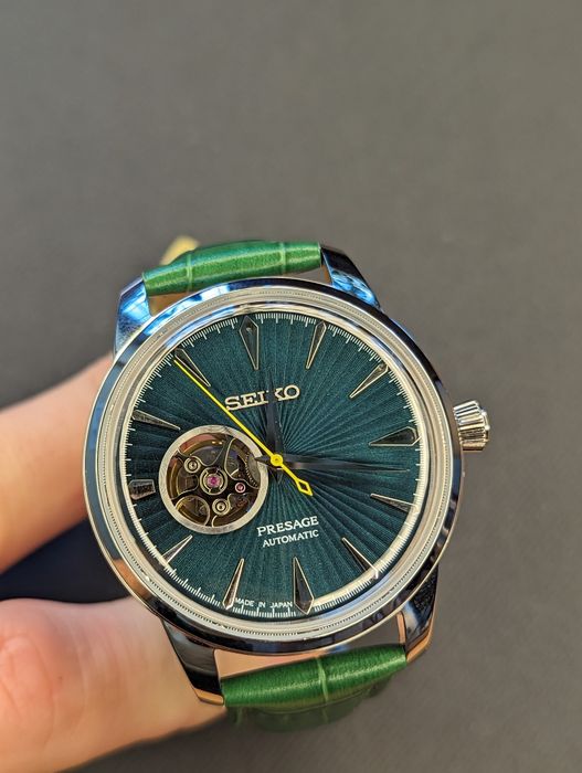 Seiko mod mohito zielona klasyka / możliwa bransoleta