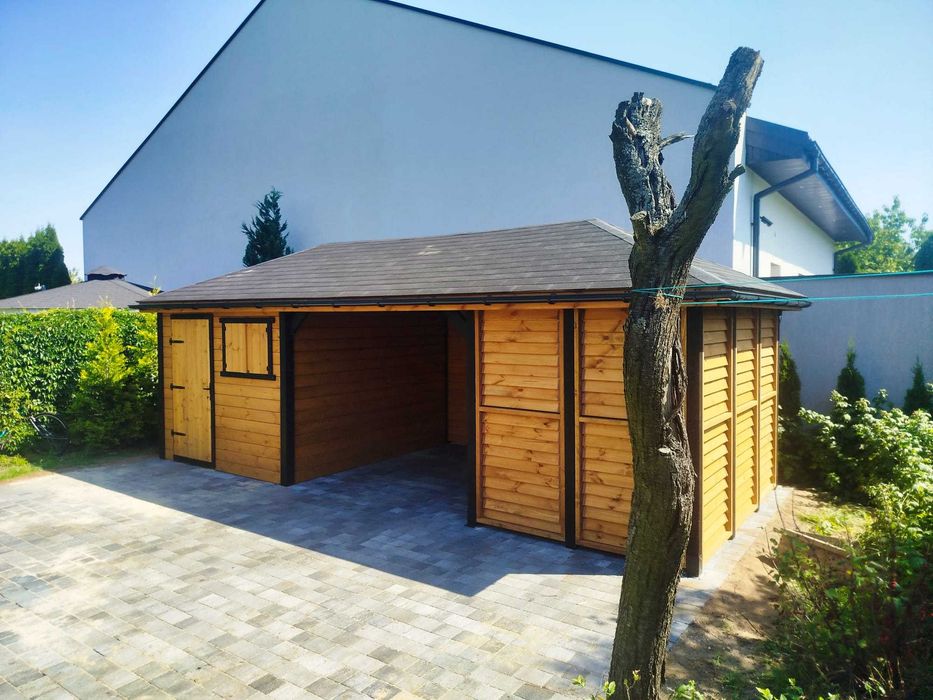 Domek narzędziowy z Altanką 2w1 - Różne rozmiary