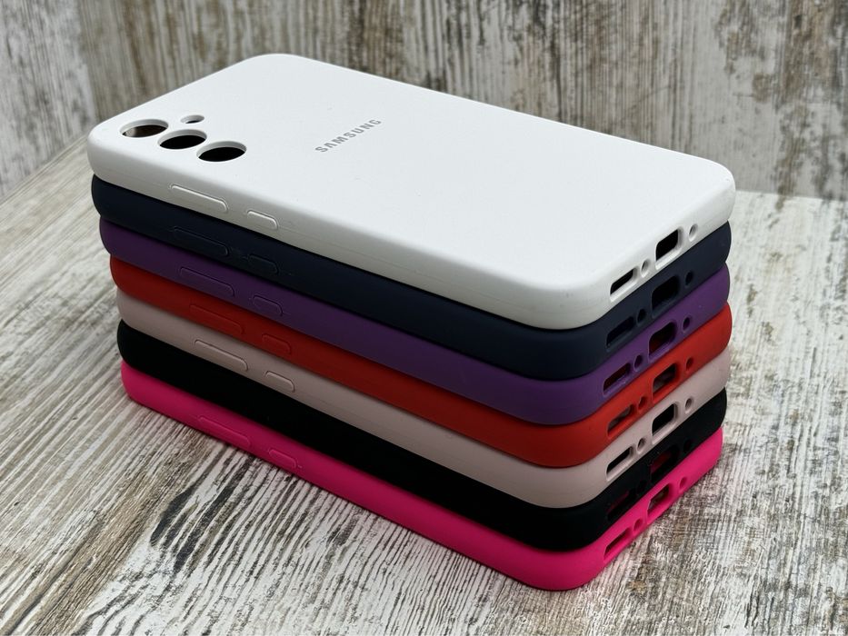 ‼️ Чехол софттач Silicone Case лого на Samsung A24/ A34/ A54 Чохол