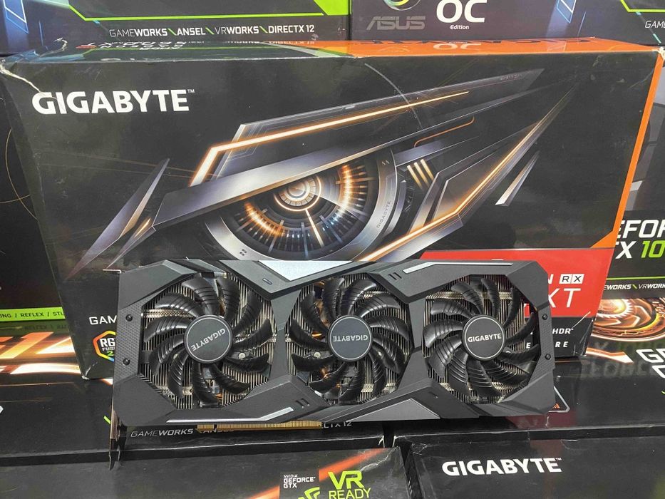 Видеокарта КАКНОВАЯ GIGABYTE RX 5600 XT  8GB MSI MECH OC. и ОБМЕН