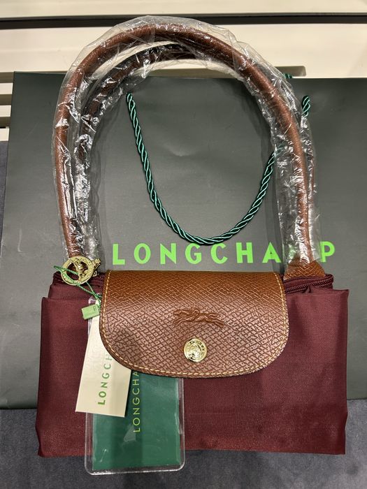 Torebka Longchamp burgundowa M