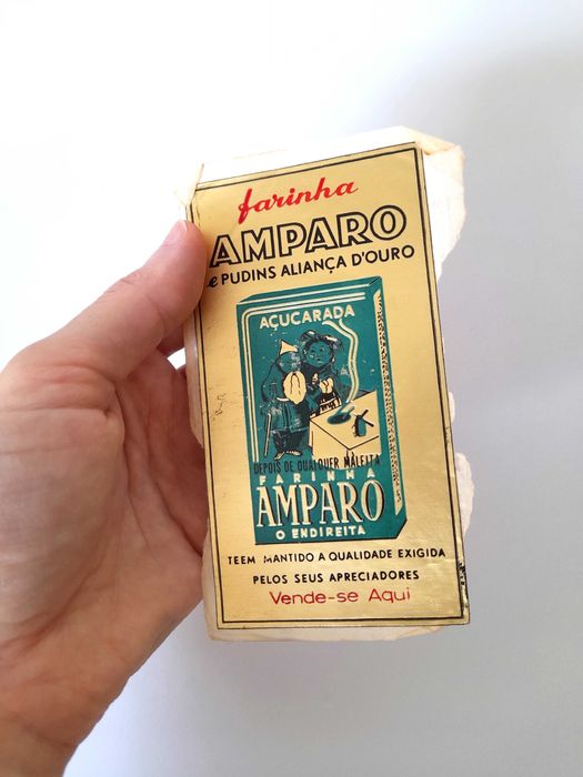 Autocolante Vintage Farinha Amparo Anos 70 Coleção