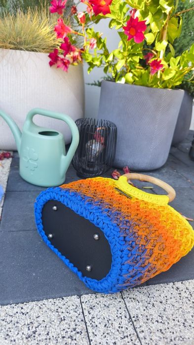 Torebka/kuferek do ręki , handmade