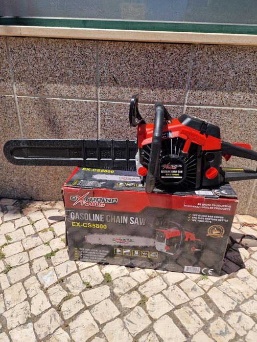 Motosserra gasolina cilindrada 58 novo