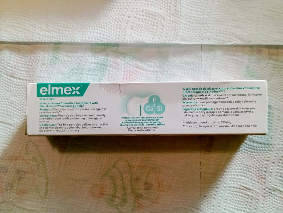 Elmex Sensitive Pasta do Zębów 75ml 20 szt.