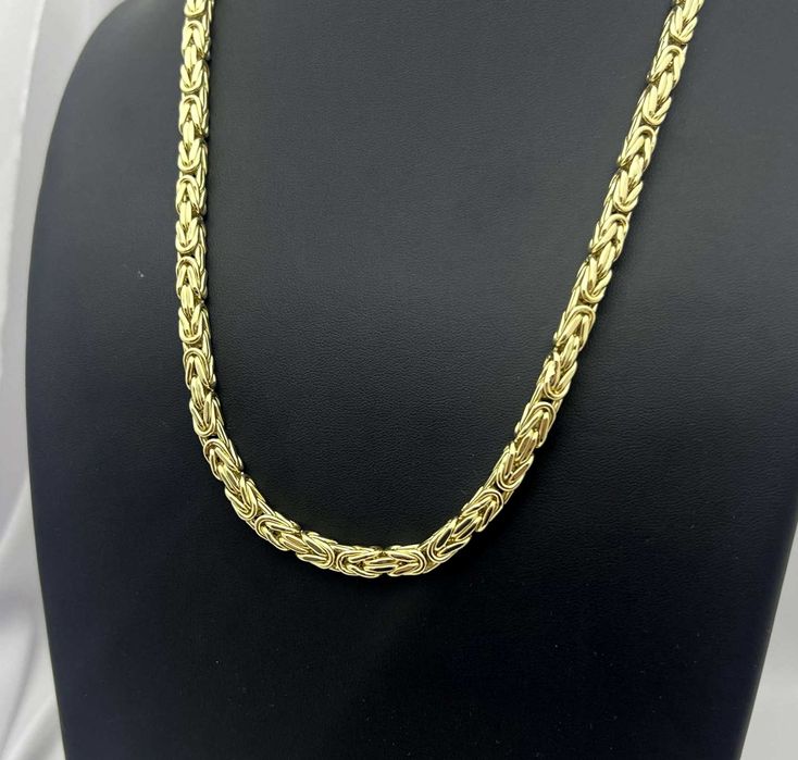 Nienoszony Złoty Łańcuch Królewski P585 40.02G 60CM