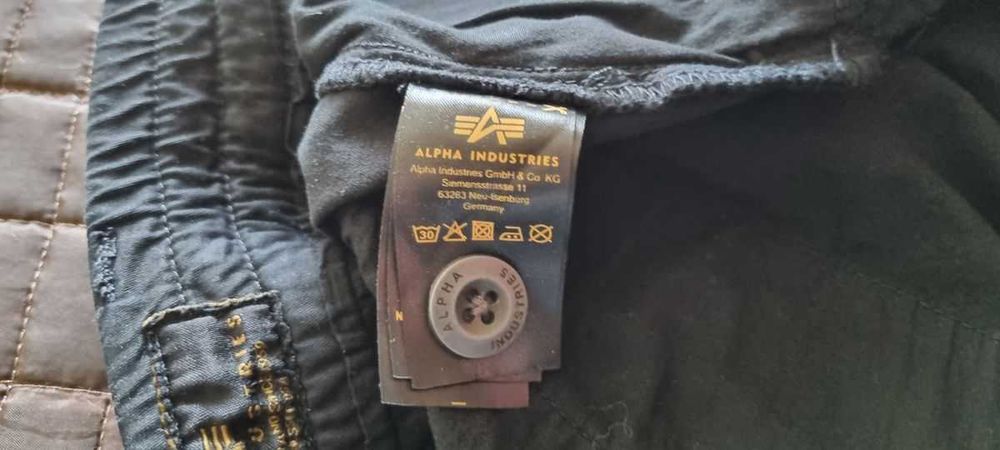 Alpha Industries Airman Short 32 spodenki czarne nowe 116211/03 black