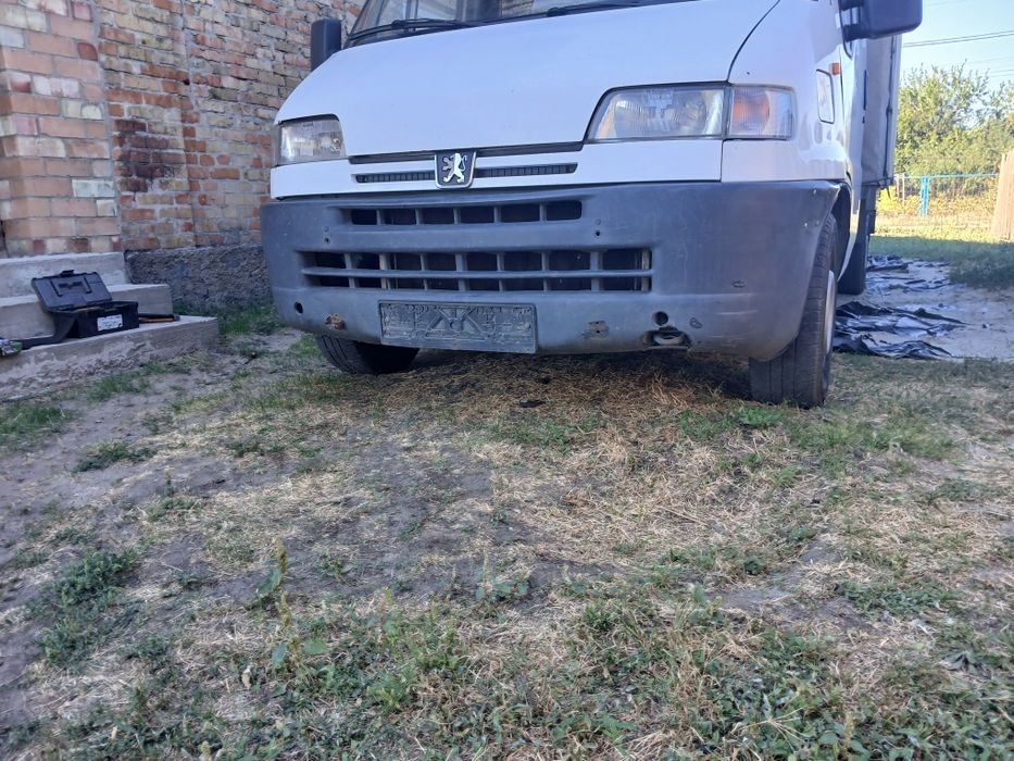 Бампер передний пежо боксер, фиат дукато