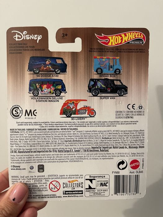 Hot wheels kolekcjonerskie auto Disney Ribin Hood